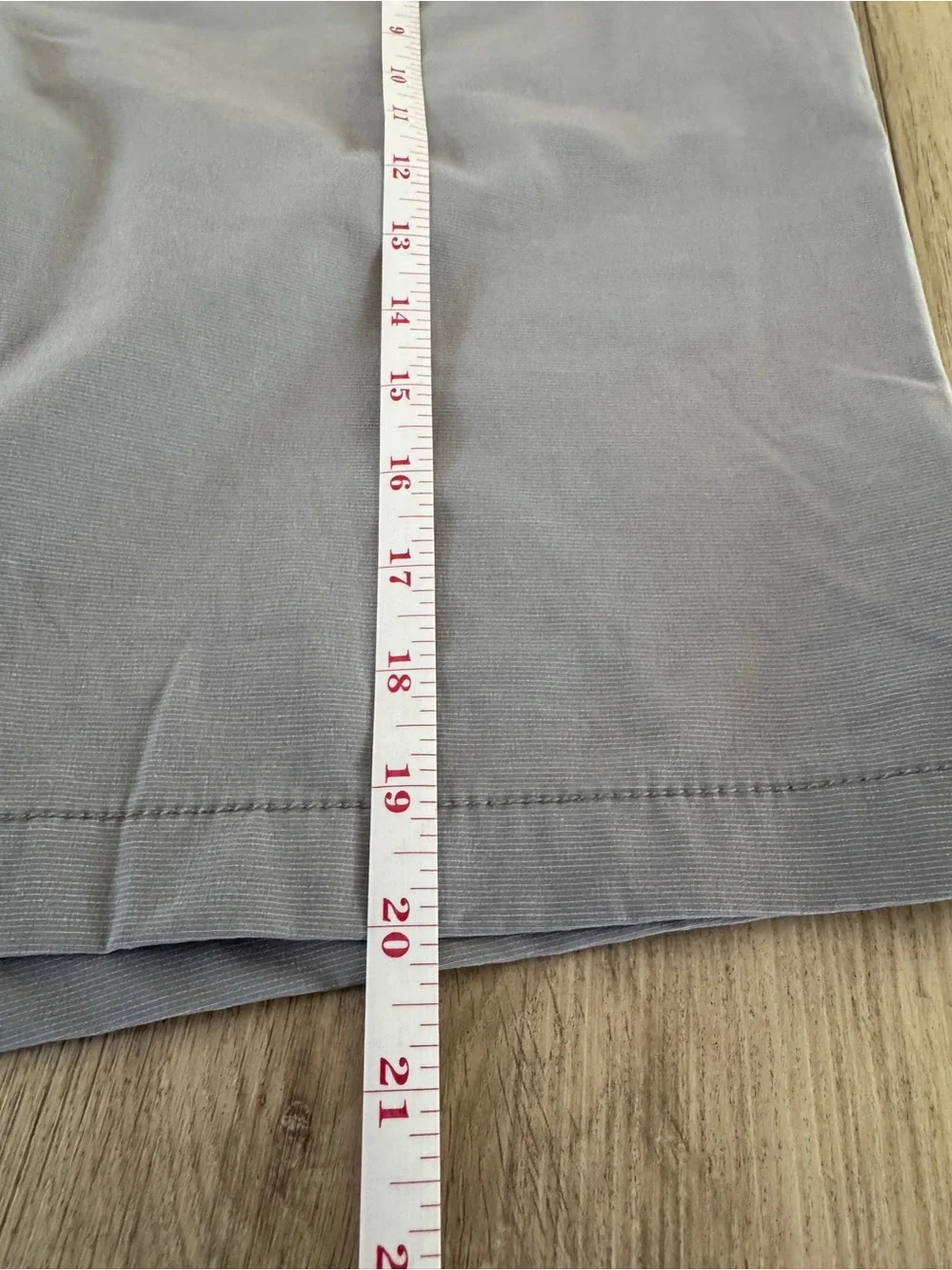 Banana Republic Light Gray Flat Front Chino Shorts